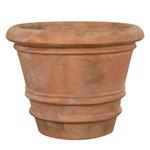 CONCA IN TERRACOTTA TOSCANA INVECCHIATA 100% MADE IN ITALY INTERAMENTE LAVORATA A MANO