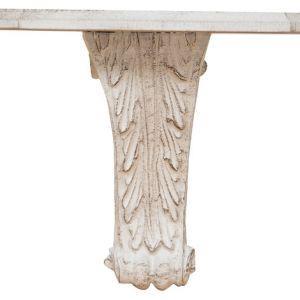 Mensola A Muro In Legno Finitura Bianco Anticato L30Xpr15Xh23 cm - 4