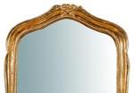 Specchiera Da Parete In Legno Finitura Foglia Oro Anticato L47Xpr4Xh100 cm