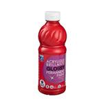 Acrilico brillante Lefranc & Bourgeois Glossy flacone 500ml Rosso vivo