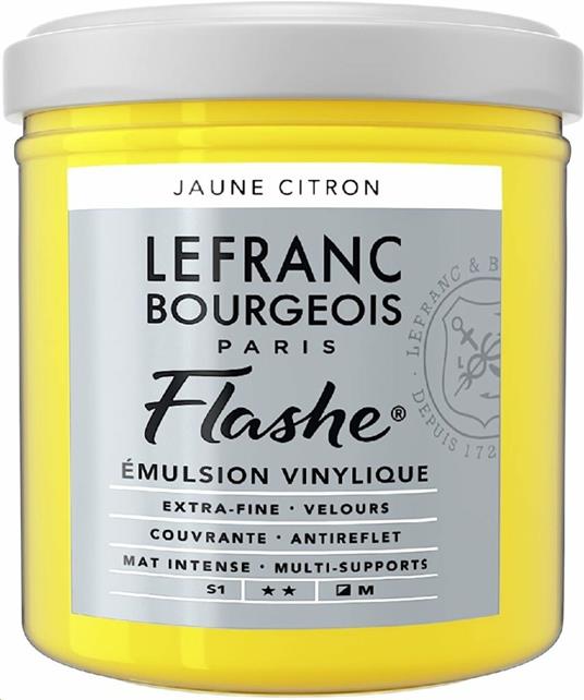 Acrilico Lefranc Flashe Colour 125ml -giallo Limone - 2