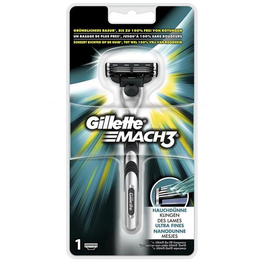 Gillette Mach 3 rasoio da uomo Metallico - Gillette - Casa e Cucina | IBS
