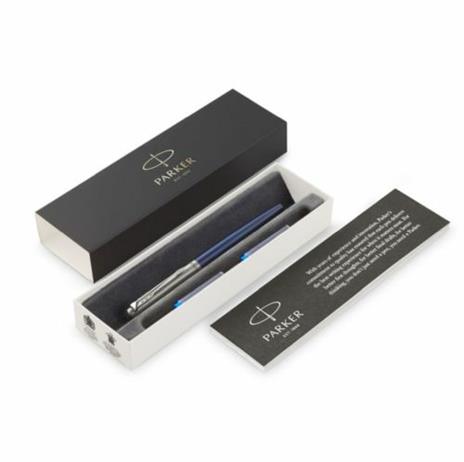 Parker Jotter penna stilografica Nero, Blu, Acciaio inossidabile 1 pezzo(i) - 2