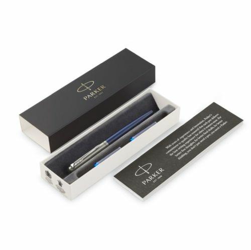 Parker Jotter penna stilografica Nero, Blu, Acciaio inossidabile 1 pezzo(i)