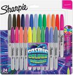 Marcatore SHARPIE FINE  F COSMIC  in Blister da 24 pz. Assortiti