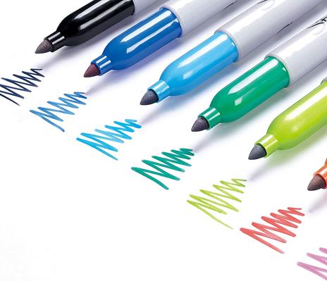 Pennarello indelebile Sharpie Fine Big Pack Colori Assortiti - Blister da 20 - 4