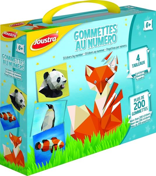 Joustra Set Deluxe Degli Adesivi Animali