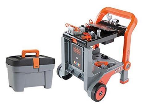 Black+Decker Carrello trio con valigetta attrezzi e accessori