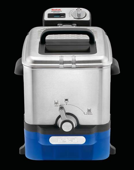 Tefal Oleoclean Pro Inox & Design FR8040 Singolo 3,5 L 2300 W Nero, Acciaio inossidabile - 5