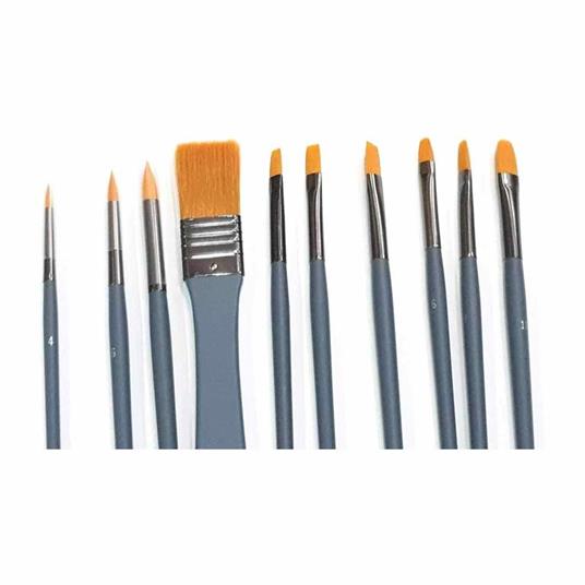 9 pennelli per pittura acrilica e 1 spalter - Raphaël - Cartoleria e scuola  | IBS
