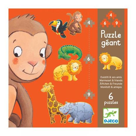 Puzzle 6 Pezzi. Marmoset & Friends - 2