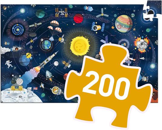 Djeco Dj07413 - Puzzle Di Osservazione & Poster 200Pz