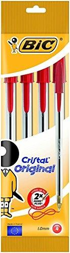 Blister Sfere Bic Cristal Rosso Pz. 4 - 2