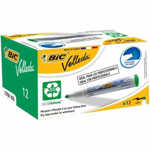 BIC Whiteboard Velleda ECOlutions 1701 evidenziatore 12 pezzo(i) Verde - 2