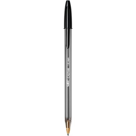 Penna a sfera Bic Cristal large nero punta 1,6 mm. Confezione da 50 - Bic -  Cartoleria e scuola