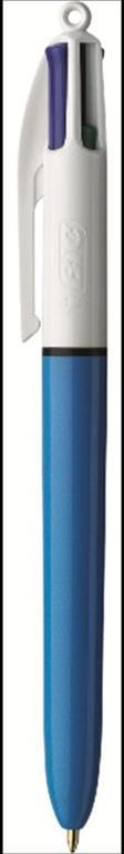 BIC 982866 penna a sfera Nero, Blu, Verde, Rosso Penna a sfera retrattile a clip Medio 12 pz