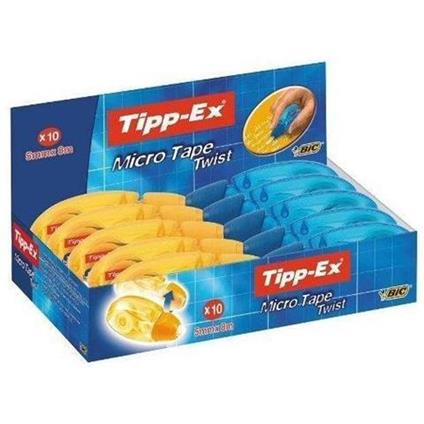 Tipp-Ex Confezione Pz 10 Correttore A Nastro Micro Tape Twist