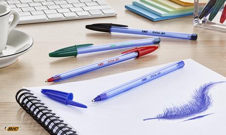 BIC Penne a sfera Cristal Soft Blu 10 pezzi - 4