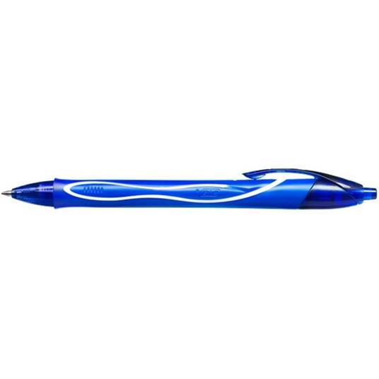 Penna a sfera a scatto con cappuccio ECOlutions - punta 1,0mm - blu - Bic -  conf. 60 pezzi su