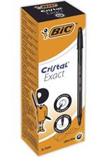 BIC Cristal Exact Nero Penna a sfera Ultra sottile 20 pezzo(i)