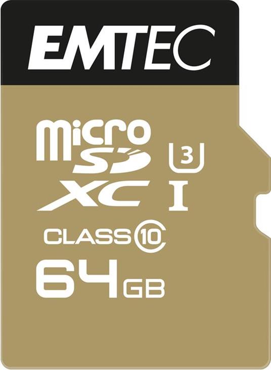 MICROSDHC 64GB CLASS10 SPEEDIN MEMORY CARD/HARD DISK CONSOLE - MEMORIE - 2