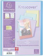 Portalistino A5 20 buste KREACOVER PASTEL