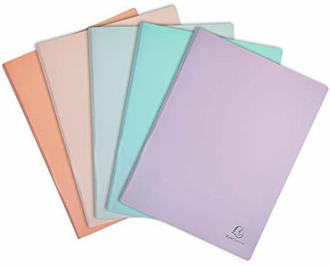 Portalistino A4 Exacompta da 30 buste Colori Assortiti Acquarello - 5