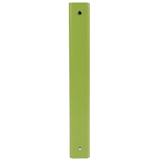 Quaderno ad anelli A4 Exacompta in PPL Foderato Opaco 4 anelli Verde chiaro  - 3cm - Exacompta - Cartoleria e scuola