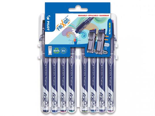 Fineliner Pilot Frixion 0,45 mm assortiti 8 colori Conf. 8 pezzi - 355 -  Pilot - Cartoleria e scuola