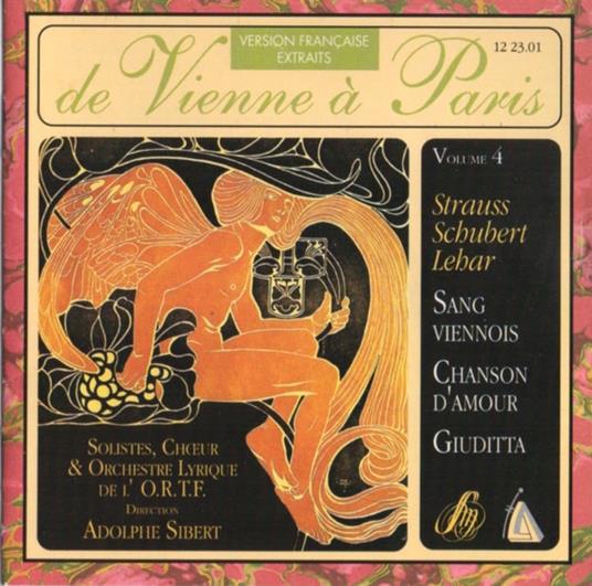 Canti da Vienna a Parigi - CD Audio di Johann Strauss