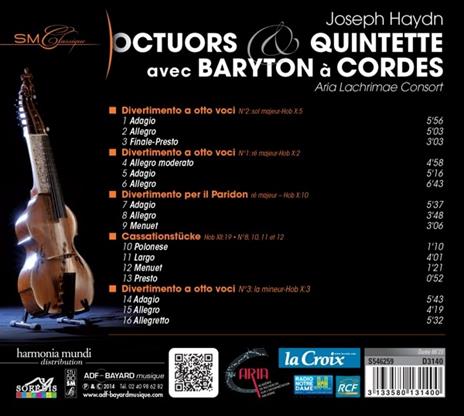 Octuors & Quintette - CD Audio di Franz Joseph Haydn - 2