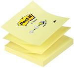 3M Post-it. 100 Foglietti Per Dispenser Z-notes. Colore Giallo Canary 76x76mm