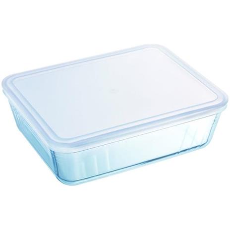 Contenitore Multiuso Rettangolare con coperchio Cm 19X14 Pyrex (M)