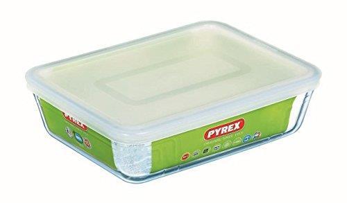 Contenitore Multiuso Rettangolare con coperchio Cm 19X14 Pyrex (M) - 2