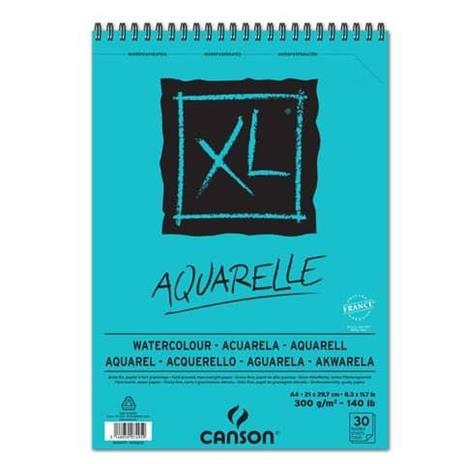 Album spiralato CANSON XL Watercolour bianco 300 g/m² 30 fogli A4 C400039170