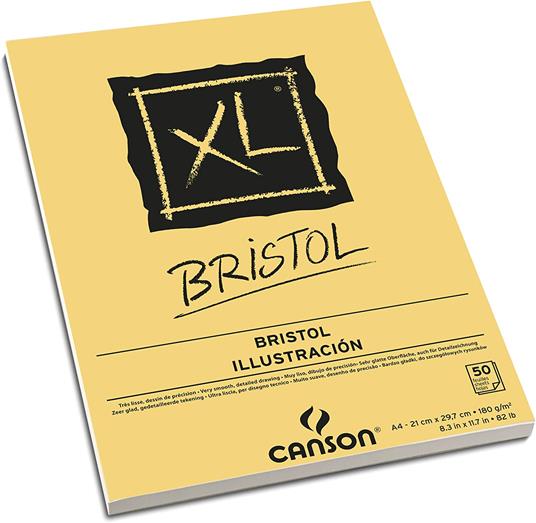 Blocco Canson Bristol Xl A4 180 Gr 50 Fogli - 2