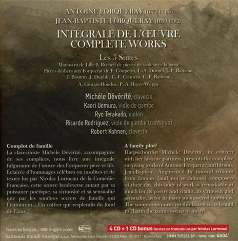 Opere complete - CD Audio di Antoine Forqueray,Jean-Baptiste Forqueray - 2