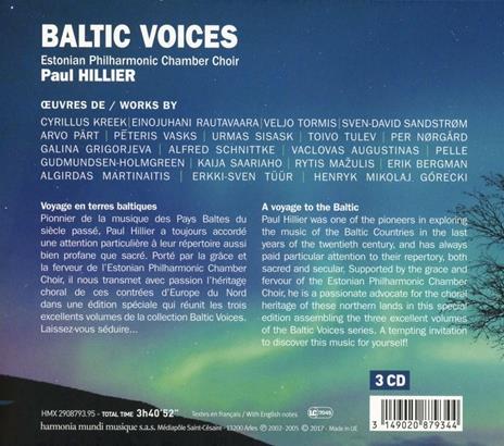 Baltic Voices vol.1, 2, 3 - CD Audio di Paul Hillier,Estonian Philharmonic Chamber Choir - 2