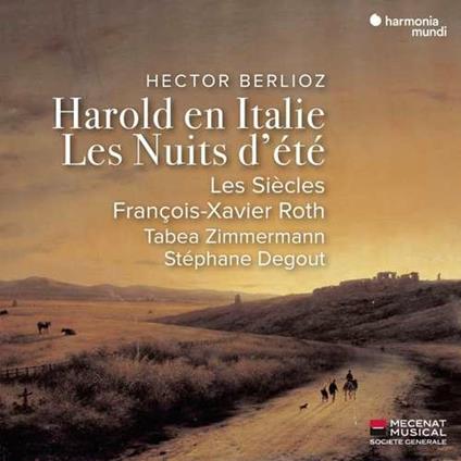 Harold en Italie. Les nuits d'eté - CD Audio di Hector Berlioz,Stéphane Degout,Les Siècles