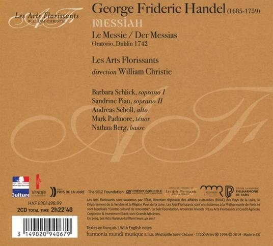 Messiah - CD Audio di Georg Friedrich Händel - 2