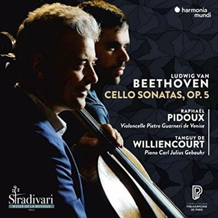 Cello Sonatas op.5 - CD Audio di Ludwig van Beethoven,Raphaël Pidoux