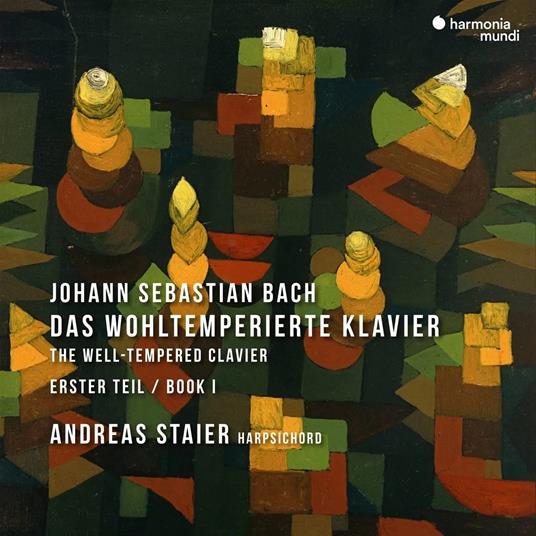 Das Wohltemperierte Klavier I Teil-Book - CD Audio di Johann Sebastian Bach,Andreas Staier