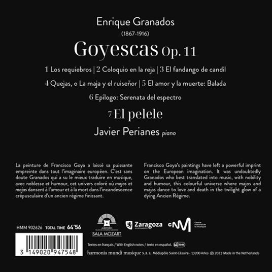 Goyescas - El Pelele - CD Audio di Enrique Granados,Javier Perianes - 2