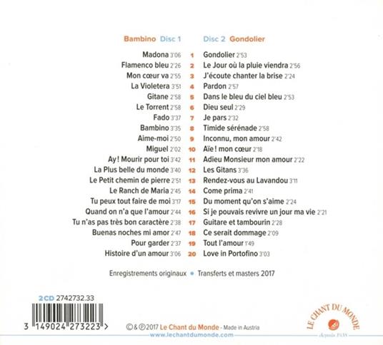 Bambino - CD Audio di Dalida - 2