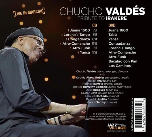 Tribute To Irakere-Live.. - CD Audio di Chucho Valdes - 2