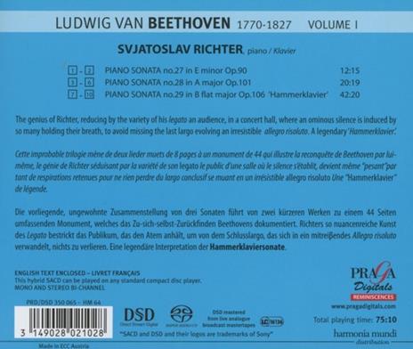 Sonate per pianoforte n.27, n.28 - SuperAudio CD ibrido di Ludwig van Beethoven - 2