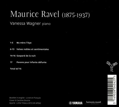 Opere per pianoforte - CD Audio di Maurice Ravel,Vanessa Wagner - 2