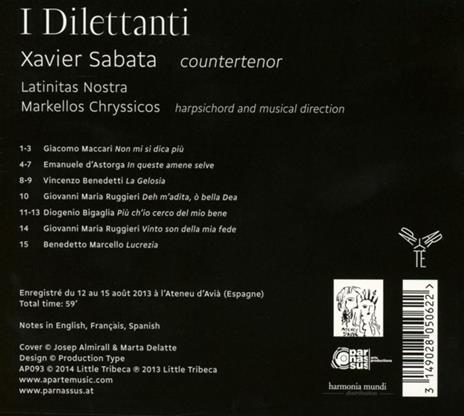 I dilettanti - CD Audio di Xavier Sabata - 2