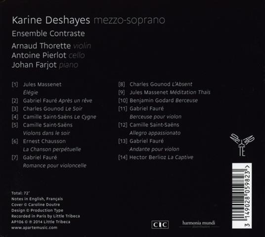 Après un rêve - CD Audio di Karine Deshayes,Ensemble Contraste - 2