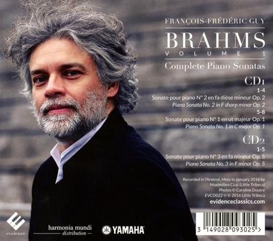 Complete Piano Sonatas - CD Audio di Johannes Brahms - 2